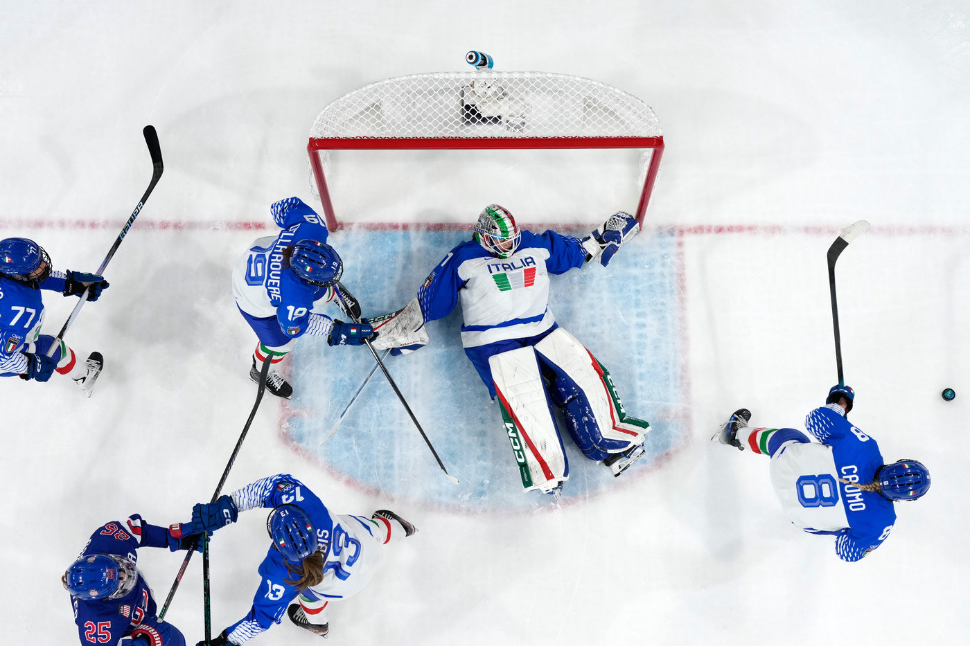 Hockey ghiaccio femminile, l’Italia chiude una grande Olimpiade cedendo alle favorite americane