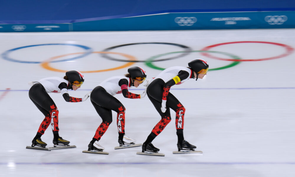 Canada team pursuit femminile speed skating