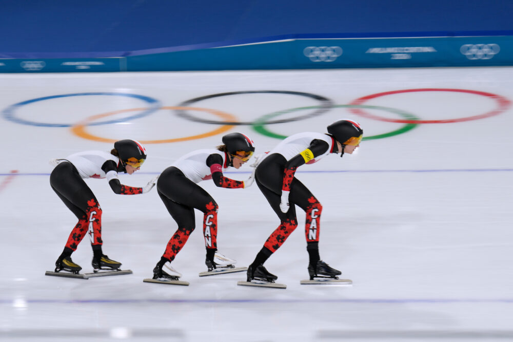 Canada team pursuit femminile speed skating