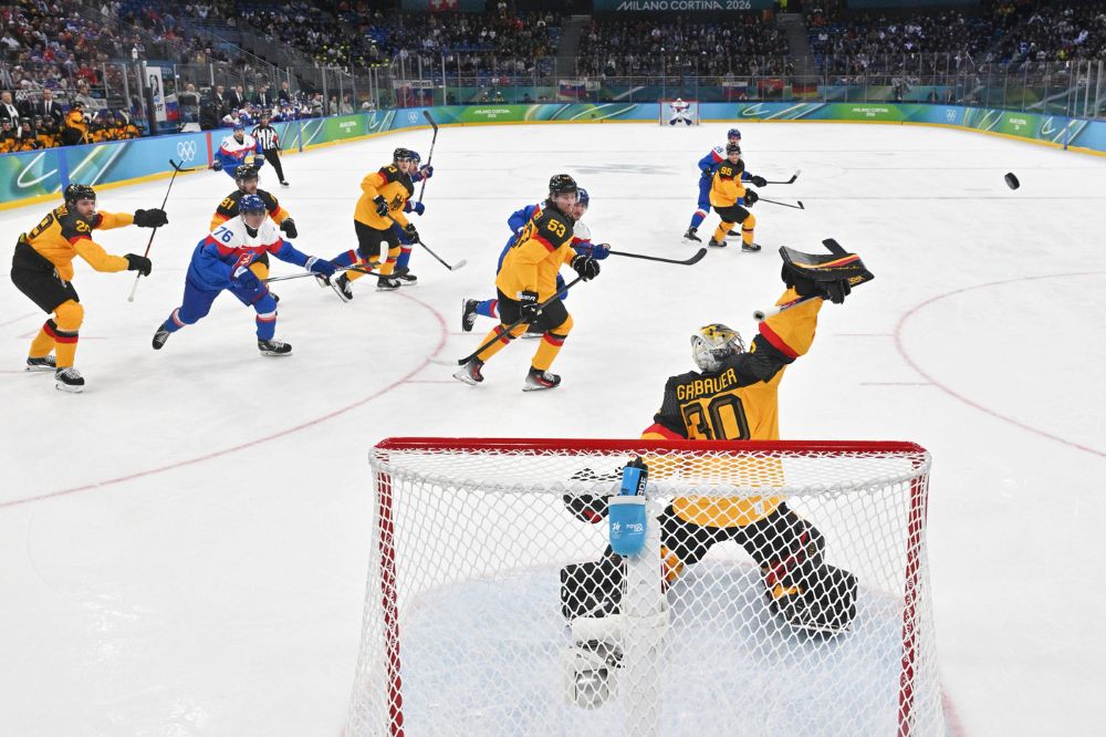 Slovacchia Germania hockey ghiaccio