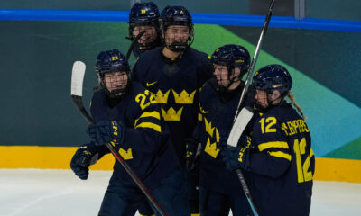 Hockey ghiaccio femminile Svezia - Lapresse