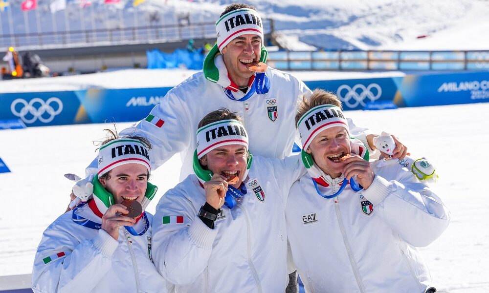 Italia staffetta sci di fondo