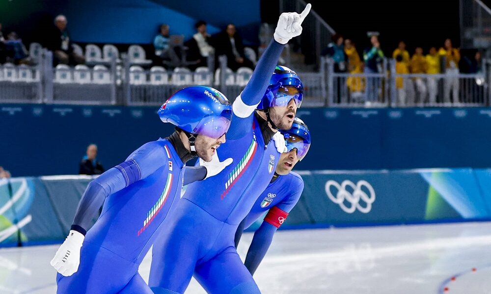 Team Pursuit speed skating Italia
