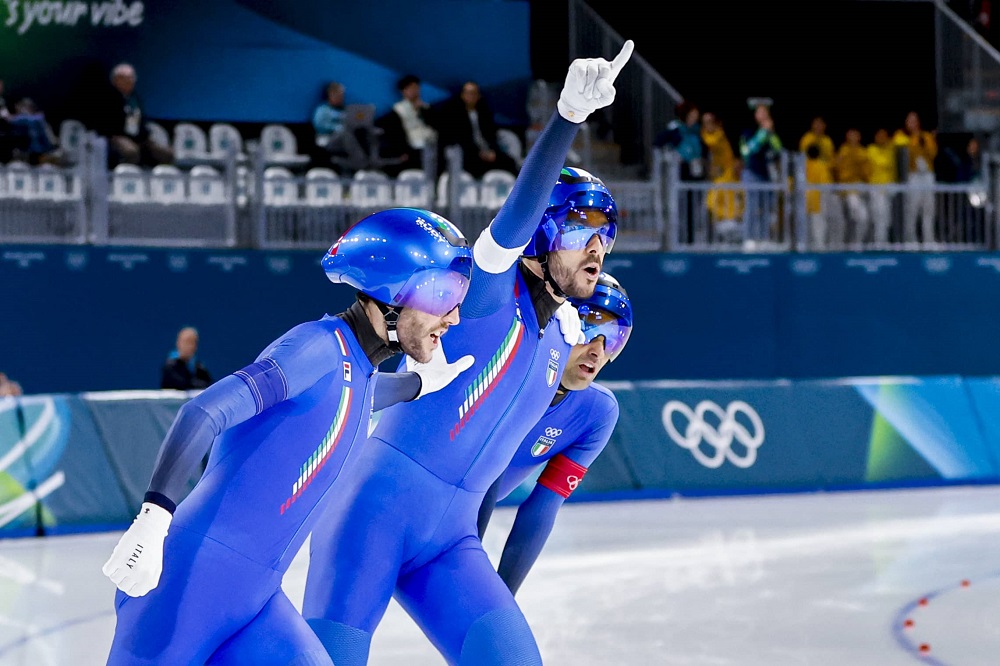 Team Pursuit speed skating Italia