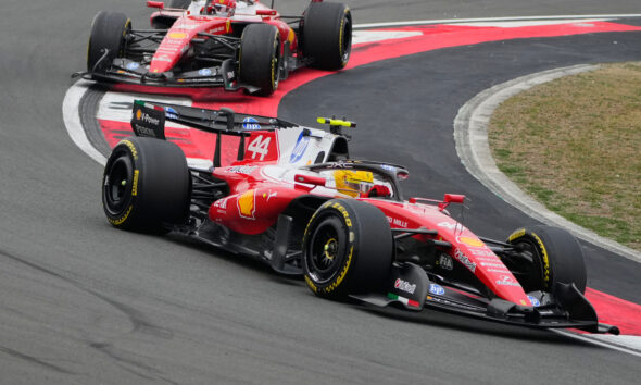 Lewis Hamilton e Charles Leclerc