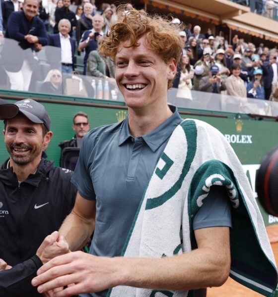 Jannik Sinner, Umberto Ferrara e Simone Vagnozzi