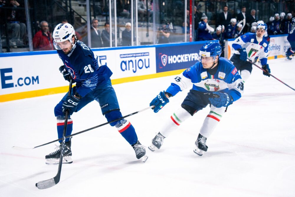 Italia Francia Hockey ghiaccio credito AJ Prod