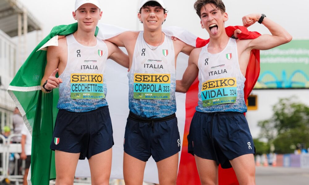 Italia Mondiali marcia squadre