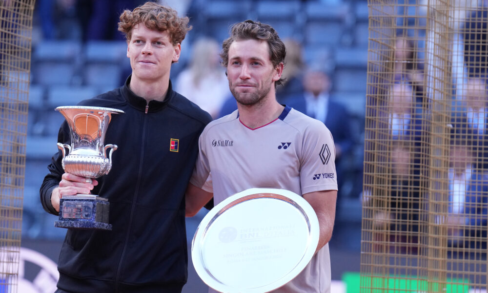 Jannik Sinner e Casper Ruud