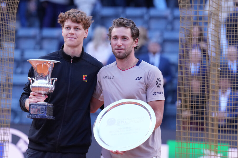 Jannik Sinner e Casper Ruud