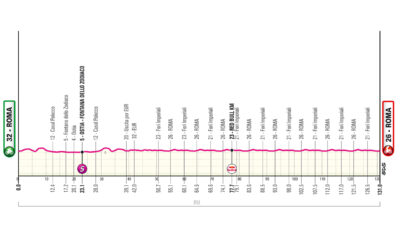 Altimetria ventunesima tappa