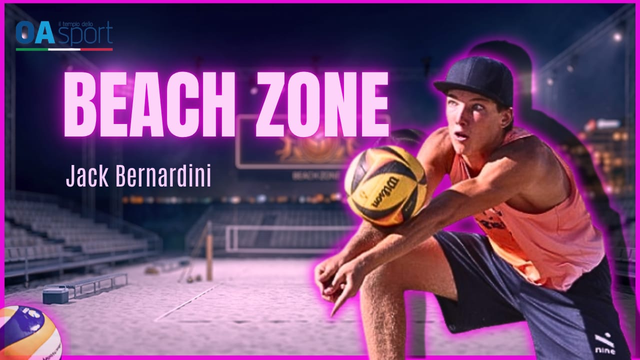 jack bernardini ospite a beach zone il talento romano che sogna il grande beach volley da Oasport.it jack bernardini ospite a beach zone il talento romano che sogna il grande beach volley