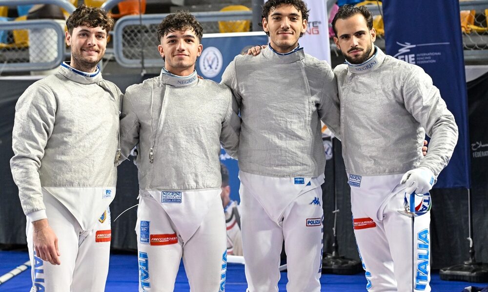 scherma-Luca Curatoli-Pietro Torre-Matteo Neri-Leonardo Reale