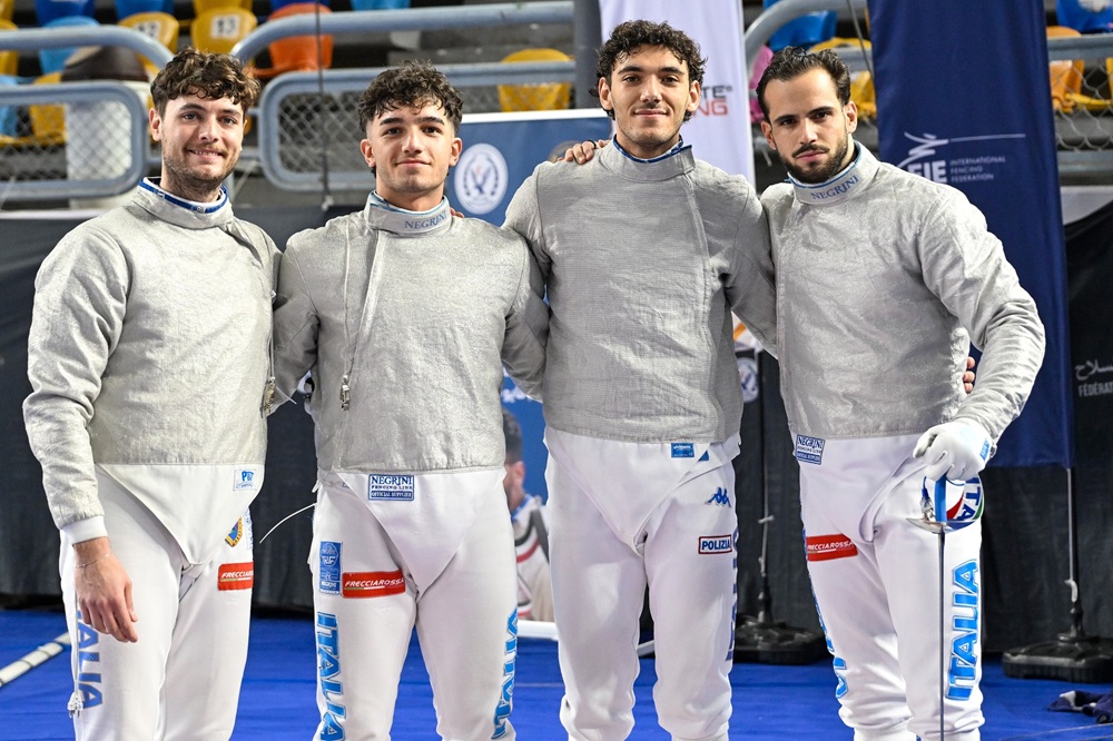 scherma-Luca Curatoli-Pietro Torre-Matteo Neri-Leonardo Reale