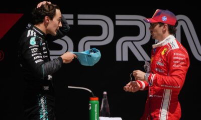 George Russell e Charles Leclerc