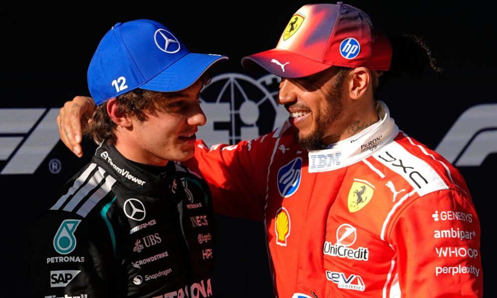 Kimi Antonelli e Lewis Hamilton