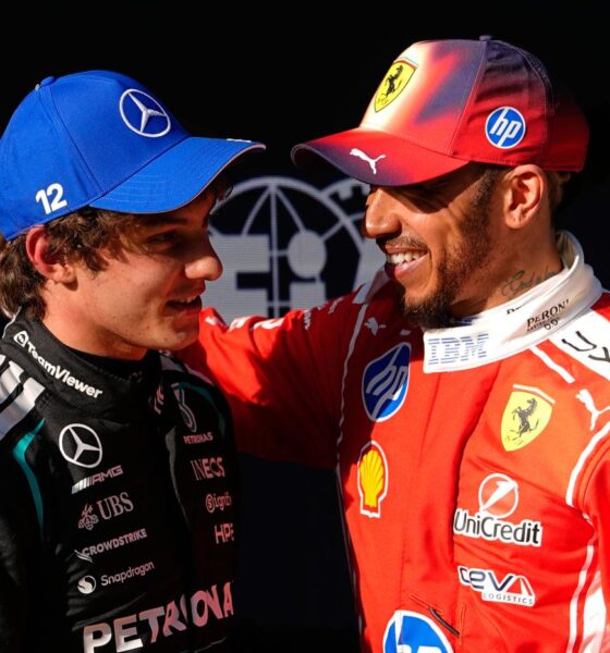 Kimi Antonelli e Lewis Hamilton