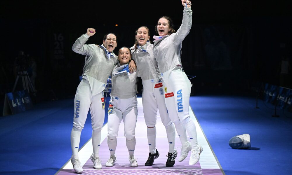 Squadra sciabola femminile Europei 2026
