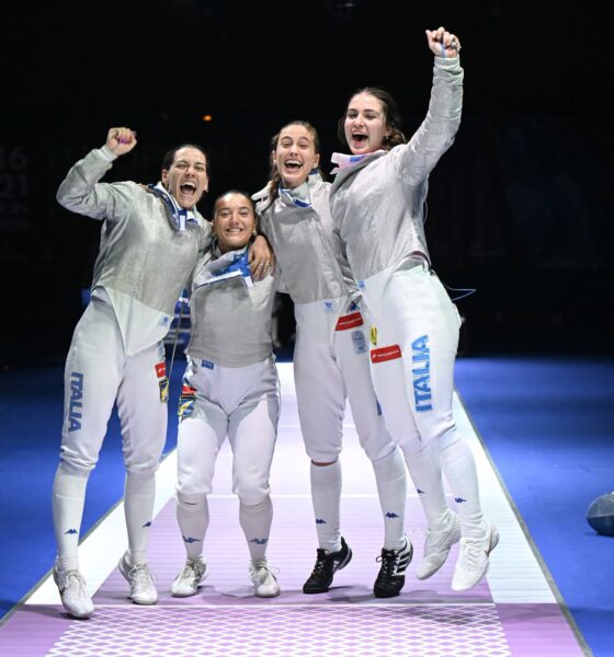 Squadra sciabola femminile Europei 2026
