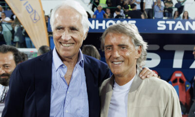 Giovanni Malagò e Roberto Mancini