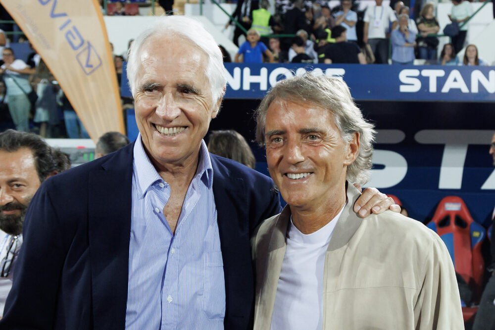 Giovanni Malagò e Roberto Mancini