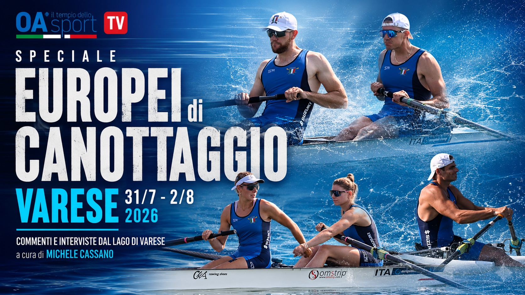 Europei Canottaggio Varese 2026: 2 ori, 5 medaglie e impresa dei fratelli Codato | Day 2