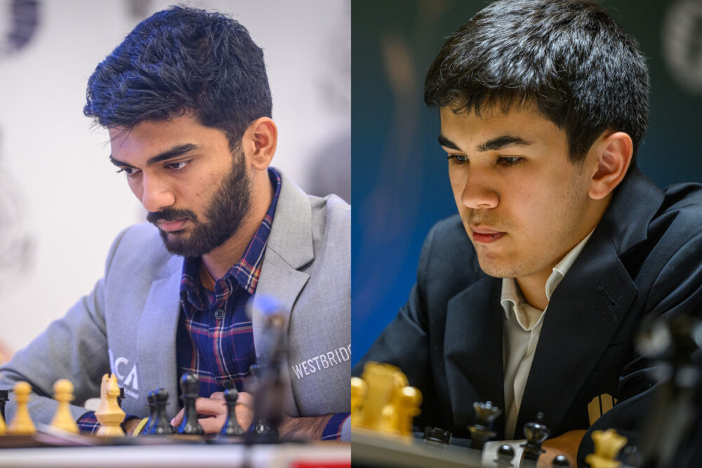 Gukesh Dommaraju, Javokhir Sindarov