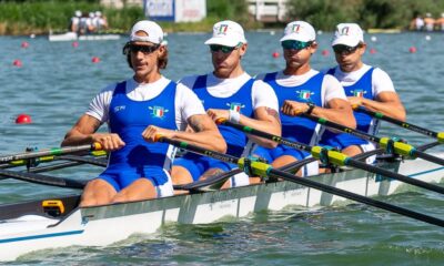 Quattro di coppia maschile (Luca Chiumento, Luca Rambaldi, Andrea Panizza, Giacomo Gentili)
