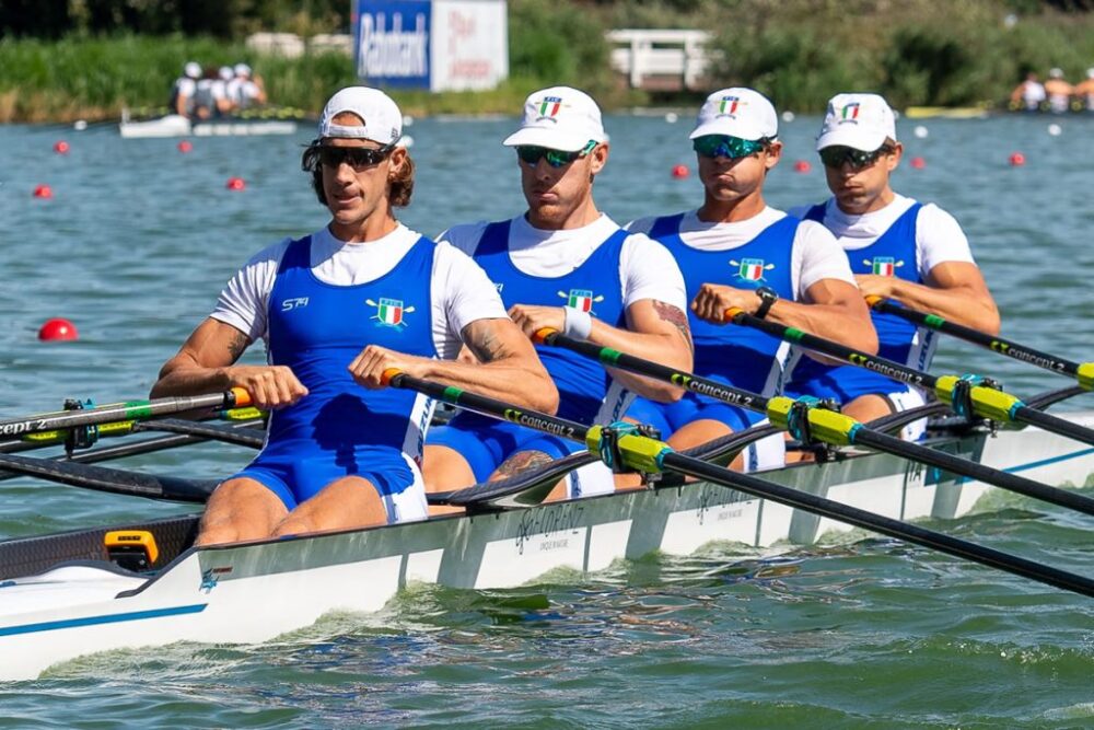Quattro di coppia maschile (Luca Chiumento, Luca Rambaldi, Andrea Panizza, Giacomo Gentili)
