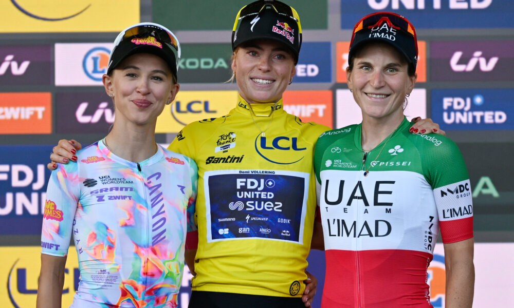 podio Tour de France femminile