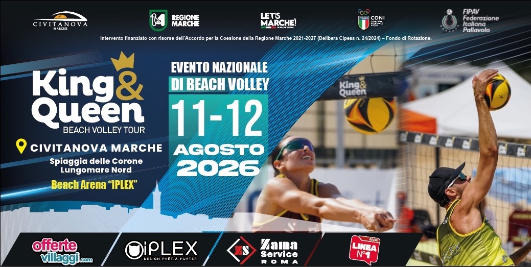 King e Queen of the Beach 2026: presentazione ufficiale da Civitanova Marche