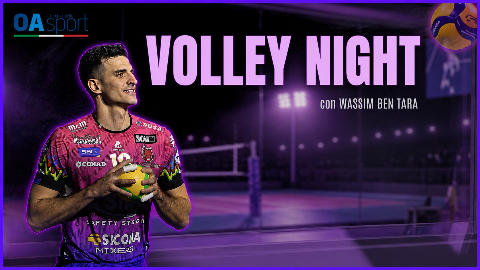 Dal trionfo con Perugia al Giappone: Wassim Ben Tara ospite di Volley Night