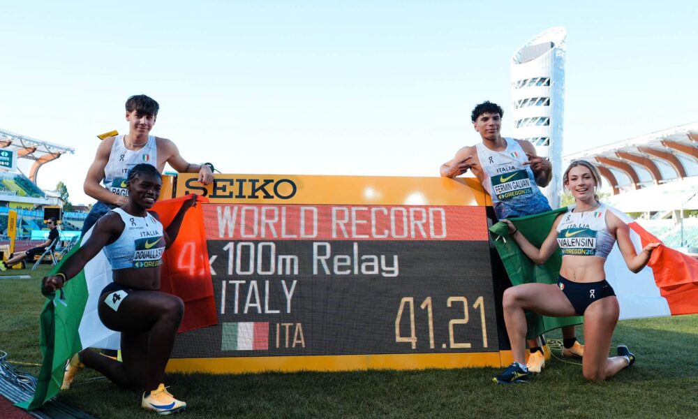 Italia 4x100 mista