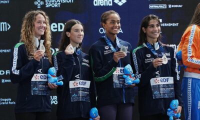 nuoto-4x100 donne-curtis-mao-tarantino-menicucci-europei-lapresse