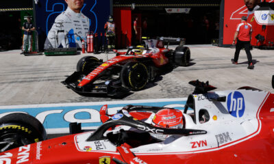 Charles Leclerc e Lewis Hamilton