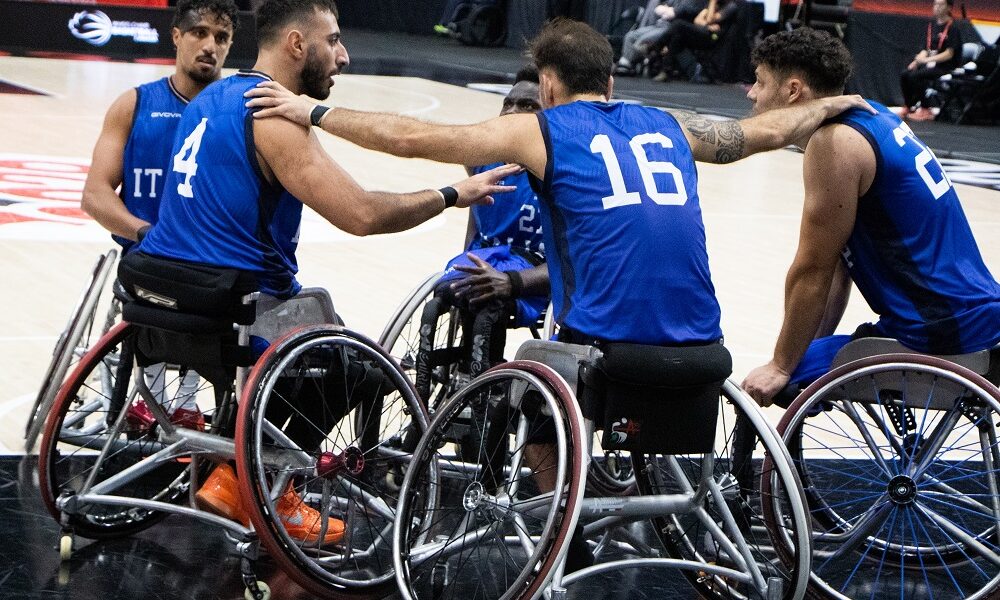 Italia basket in carrozzina