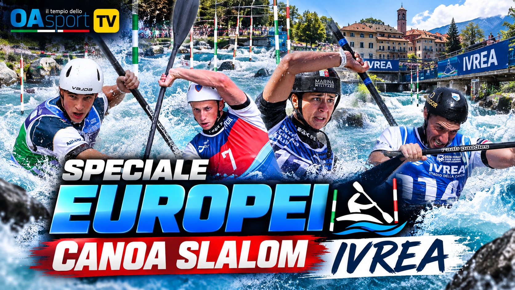 europei canoa slalom italia show a ivrea con 4 podi speciale interviste da Oasport.it europei canoa slalom italia show a ivrea con 4 podi speciale interviste
