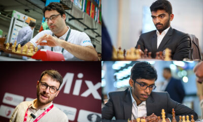 Sabino Brunello, Gukesh, Lorenzo Lodici, Praggnanandhaa