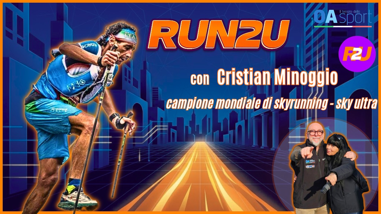 cristian minoggio a run2u i segreti del campione del mondo di skyrunning da Oasport.it cristian minoggio a run2u i segreti del campione del mondo di skyrunning