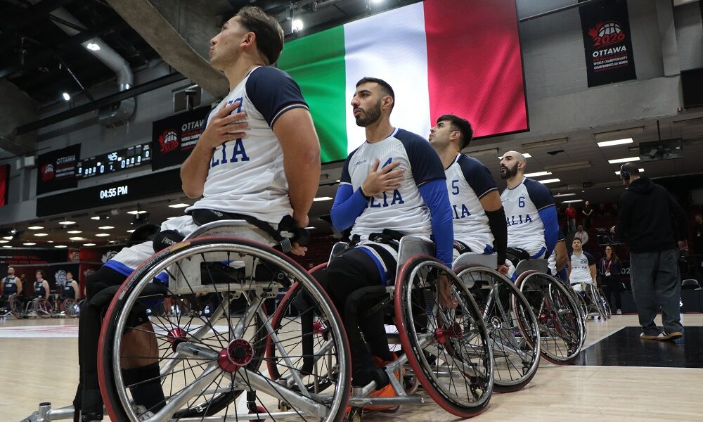 Italia basket in carrozzina