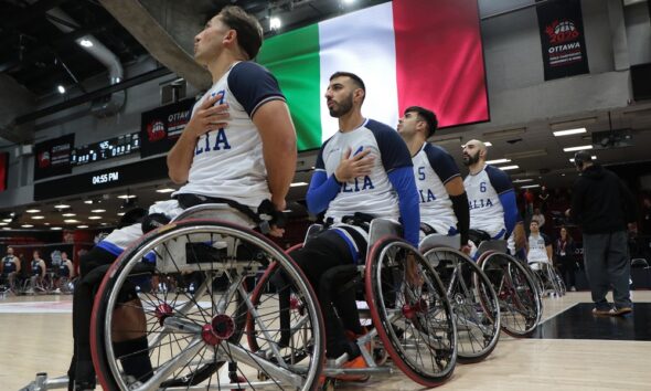 Italia basket in carrozzina