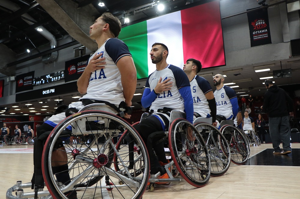 Italia basket in carrozzina