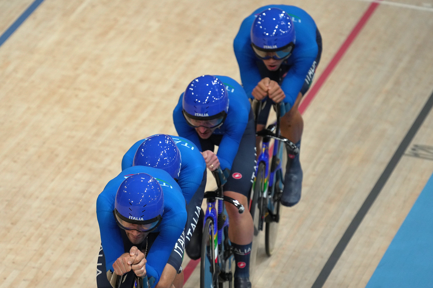 Quartetto maschile pista