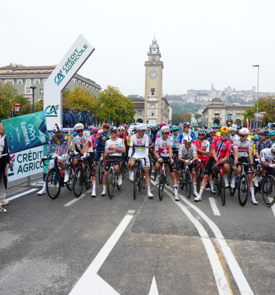 Partenza Giro di Lombardia 2026