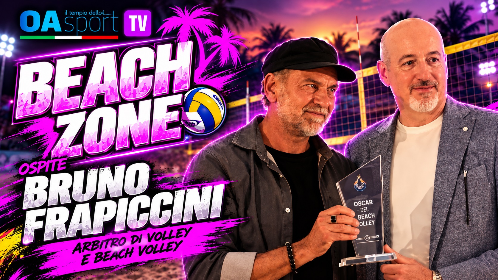 dentro una grande carriera internazionale bruno frapiccini ospite a beach zone da Oasport.it dentro una grande carriera internazionale bruno frapiccini ospite a beach zone