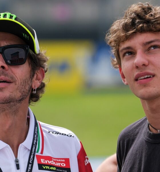 Valentino Rossi e Kimi Antonelli