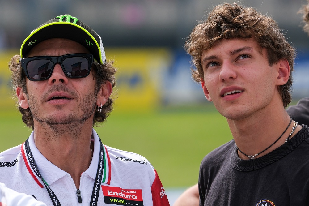Valentino Rossi e Kimi Antonelli